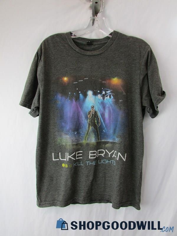 Luke Bryan 'Kill The Lights' North American Tour Dark Grey Concert T-Shirt SZ M