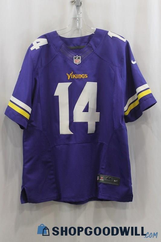 NFL Men's Purple/Gold MN Vikings Diggs #14 Football Jersey SZ 44