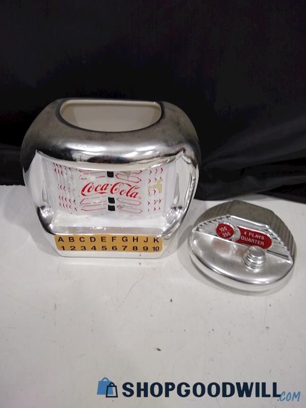 Vintage Coca Cola Cookie Jar w Lid