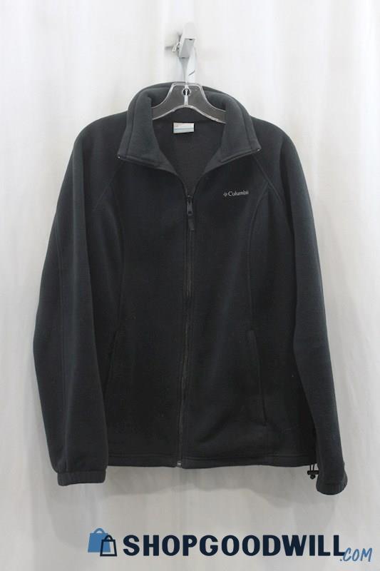 Columbia Women's Black Full Zip Fleece Sweater SZ L