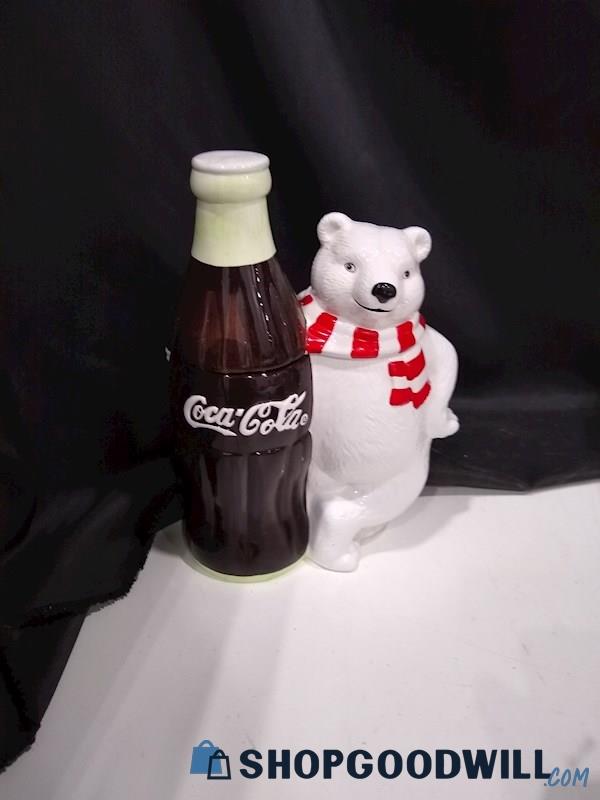 Vintage Coco-Cola Polar Bear Cookie Jar 
