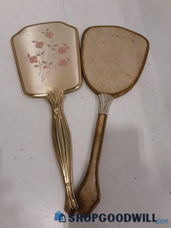 Two Vintage Hand Mirrors