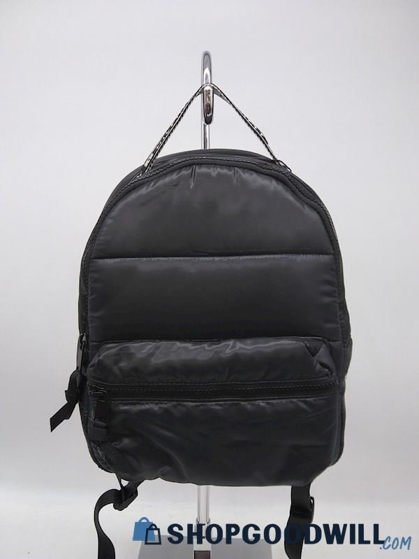 Tommy Hilfiger Skye Black Quilted Nylon Mini Backpack Handbag Purse 