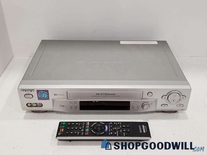 Sony 19 Micron Head HiFi Stereo VCR Player SLV-N81 - TESTED