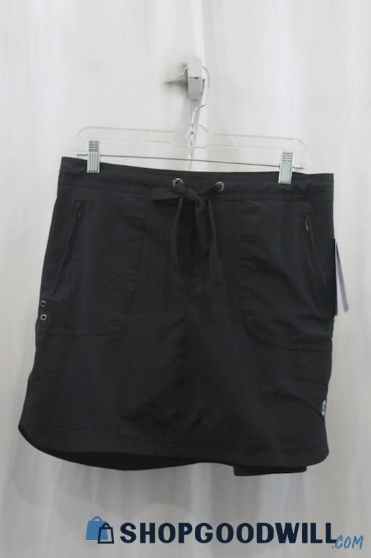 NWT Free Country Womens Black Tech Skort Sz L