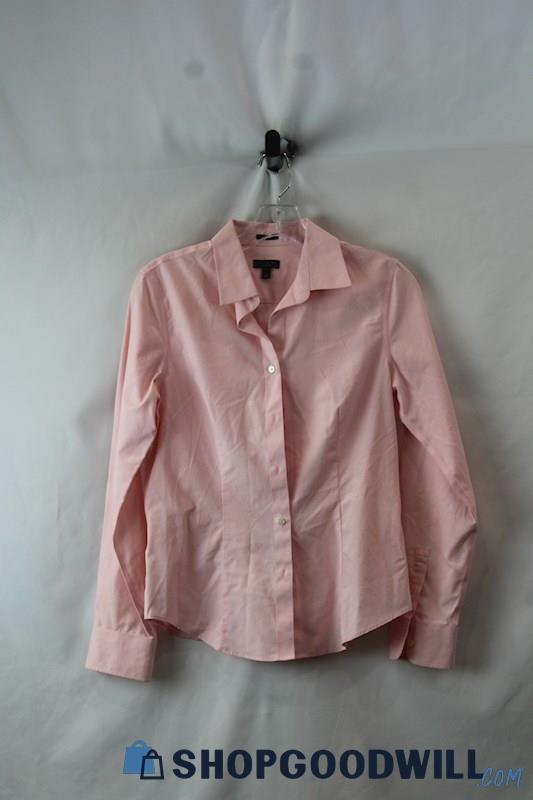 Talbots Women's Light Pink Long Sleeve Button Up sz 2