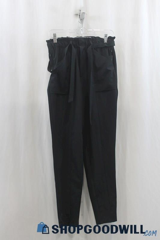 Modern Ambition Womens Black Paperbag Pants Sz S