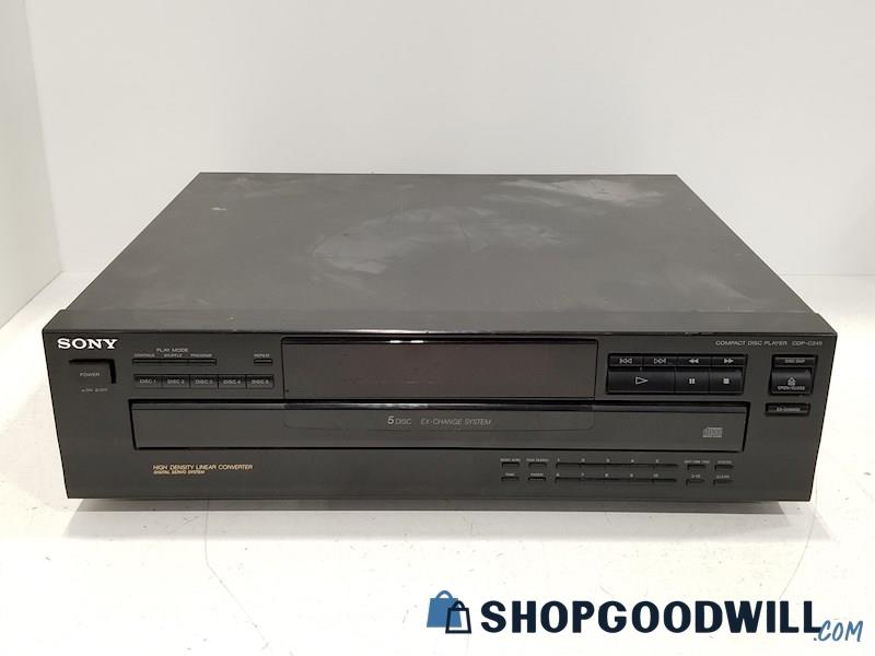 Sony 5-Disc Compact CD Changer/Player CDP-C245 - TESTED