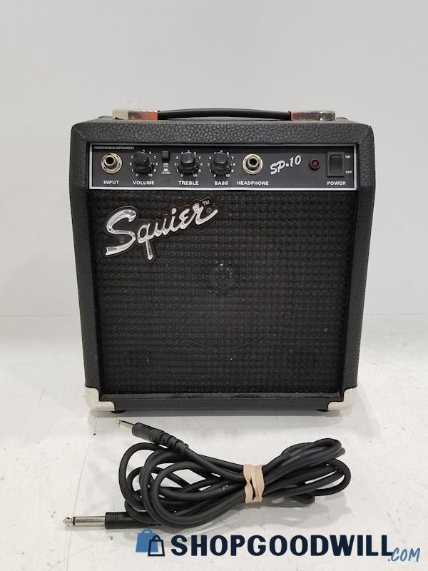 Squier by Fender Guitar Amplifier Model SP 10 - POWERS ON
