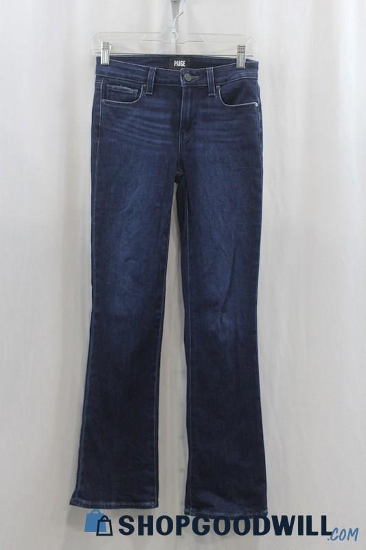 Paige Women's Blue Slim Boot Jean SZ 25