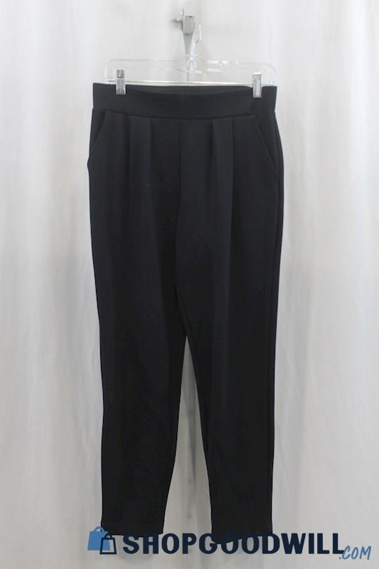 Modern Ambition Womens Black Pin Tucked Pull-On Pants Sz S