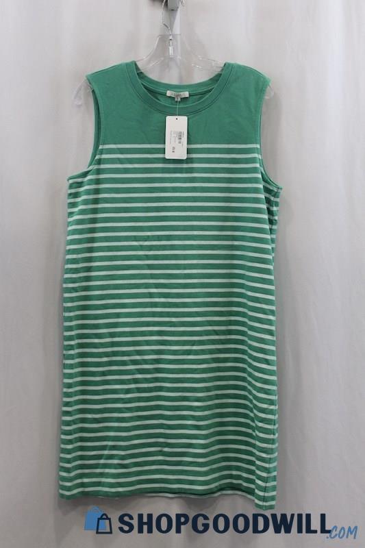 NWT Z Supply Women's Green/Stripes Tank Dress SZ XL