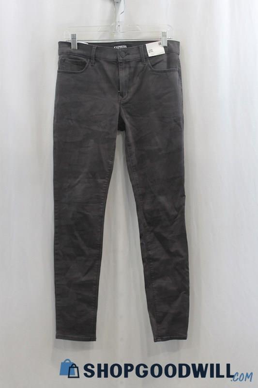 NWT Express Women's Gray Ankle Skinny Jean SZ 6