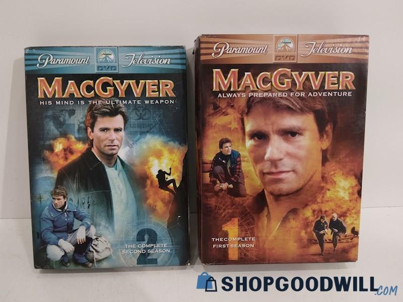 MacGyver Seasons 1 & 2 Paramount Television 1980s DVDs Collections Entertainment