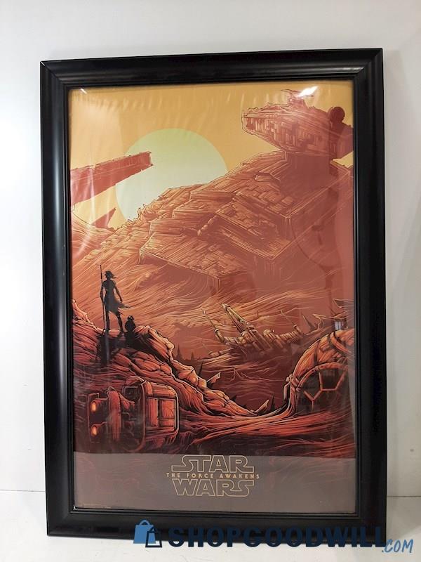 Framed Star Wars Poster The Force Awakens 36