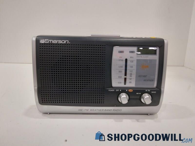 Emerson AM/FM/Weather Band Portable Radio-Tested
