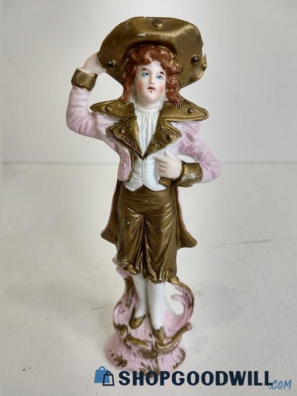 Hand Painted Bisque Porcelain Figurine