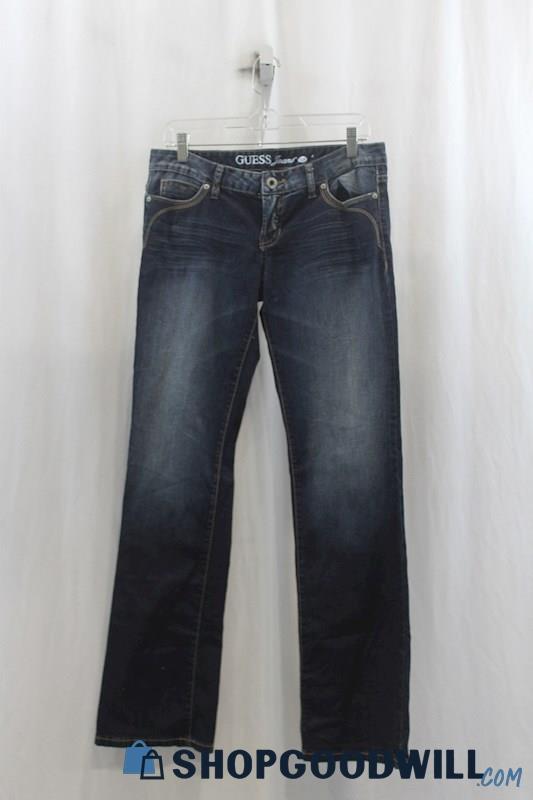 Guess Jeans Womens Dark Blue Bootcut Jeans Sz 29