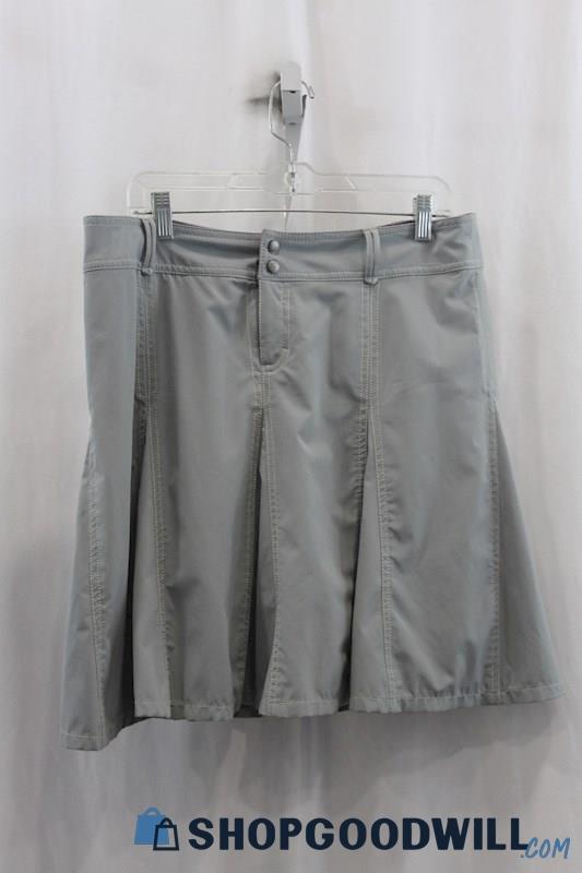 Athleta Womens Gray Tech Skater Skort Sz 14P