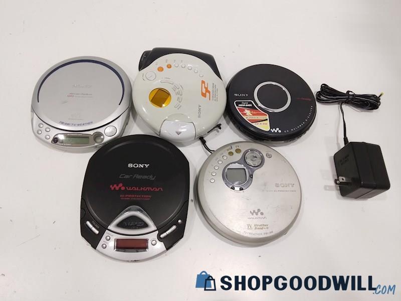 SONY Walkman CD Players 5ct. LOT