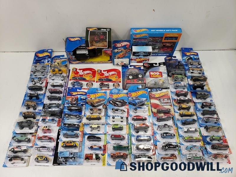 Hotwheels Die-Cast Toy Cars Lot ALL NIB SEALED 1980-2017