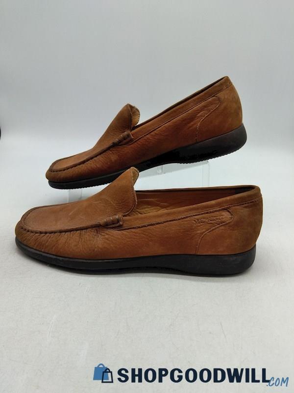 Mephisto Men's Brown Leather Slip On Shoes SZ 10