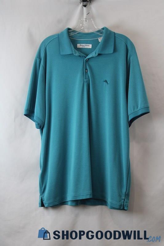 Tommy Bahama Men's Electric Blue Polo Shirt sz XL