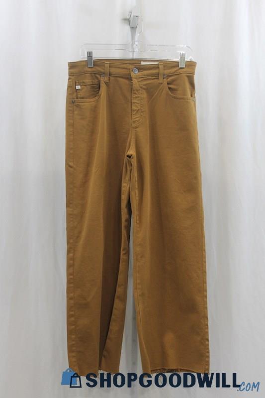 AG Womens Camel Brown Wide Leg Pants Sz 29