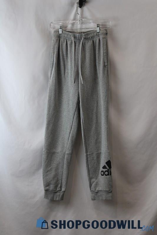 Adidas Women's Heather Gray Slim Sweatpant Joggers sz S