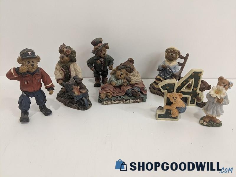 Lot 8pc Boyd's Bears & Friends - The Bearstone Collection 