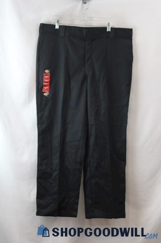 NWT Dickies Men's Black Straight Pants sz 40x30