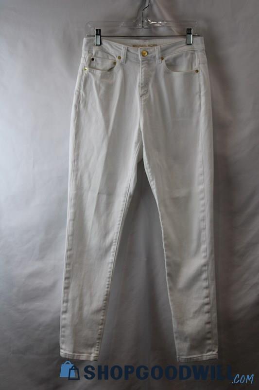 Michael Kors Women's White Skinny Jeans sz 8