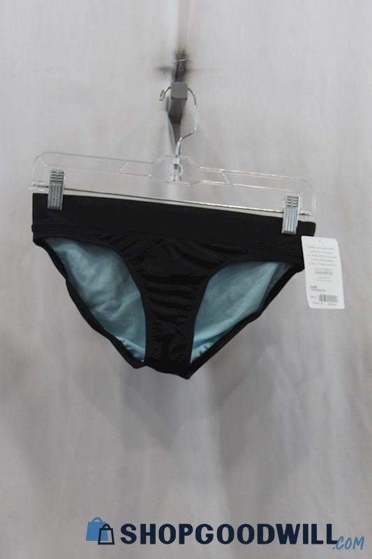 NWT Athleta Women's Black/Blue Bikini Bottom SZ 2XS