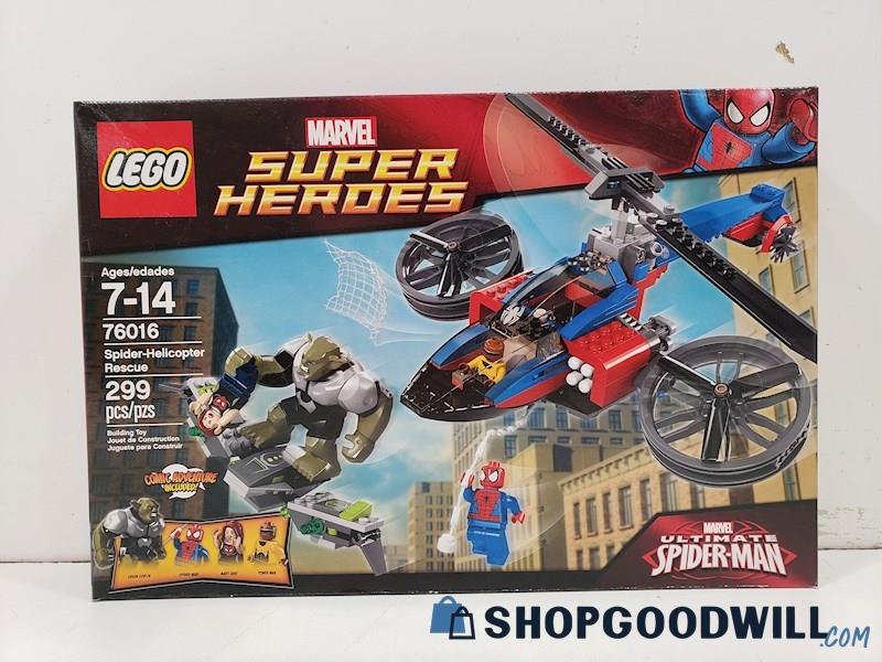 Lego Marvel Super Heroes 76016 Spider-Helicopter Rescue NIB SEALED 2014