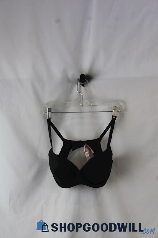 NWT Victoria Secret Women's Black T-Shirt Bra Scallop Detail Trim Bra SZ 36D