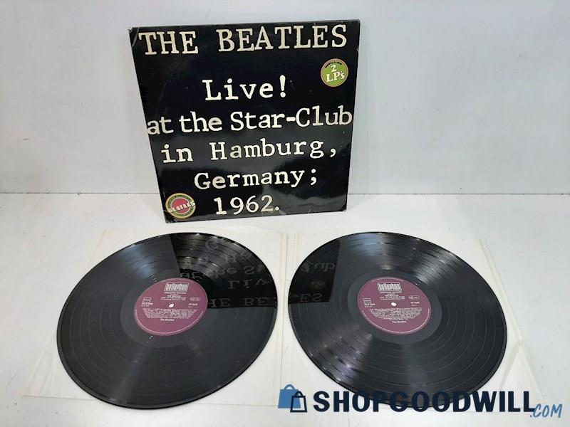 The Beatles Live At the Star Club in Hamburg Germany 2 LP Set Like New BLS 5560