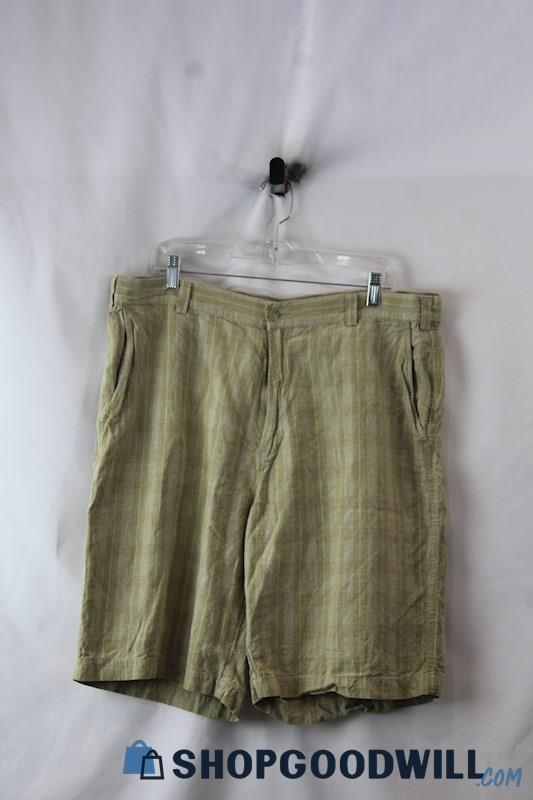 Tommy Bahama Men's Beige Linen/Silk Shorts SZ 38