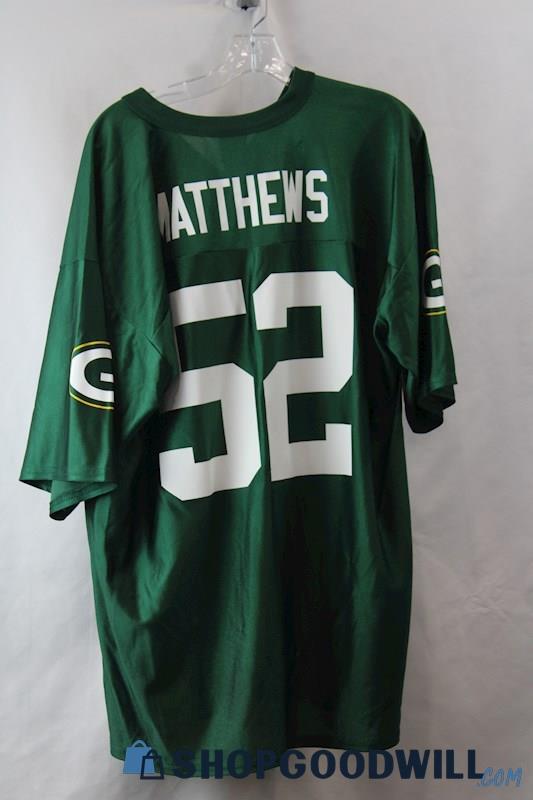 NFL Men's Green Bay Packers #52 Clay Matthews Jersey Sz XL
