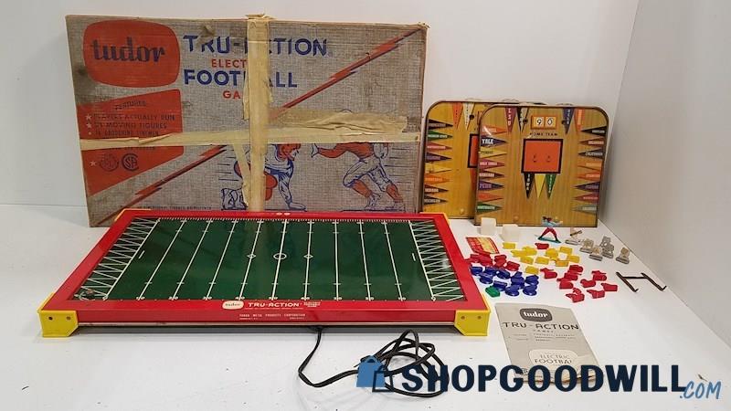 VTG 1950s Tudor Tru Action Electric Football Game PWRS ON