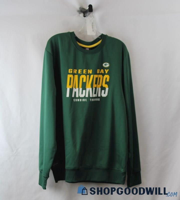 NWT NFL Men's Green Bay Packer Combine Training Pullover Sweater sz XL