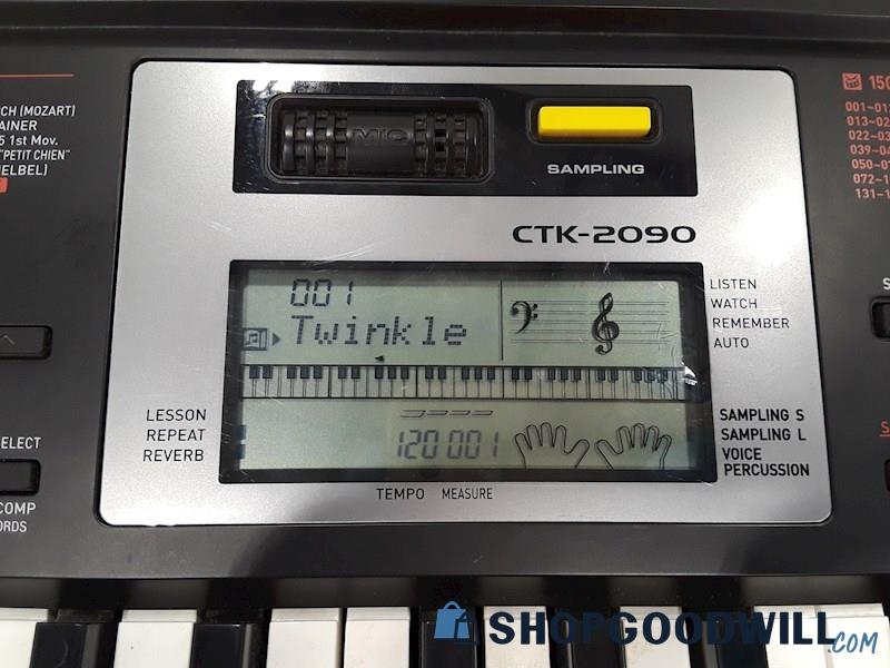 Casio CTK-2090 Digital Electronic Piano Keyboard *POWERS ON