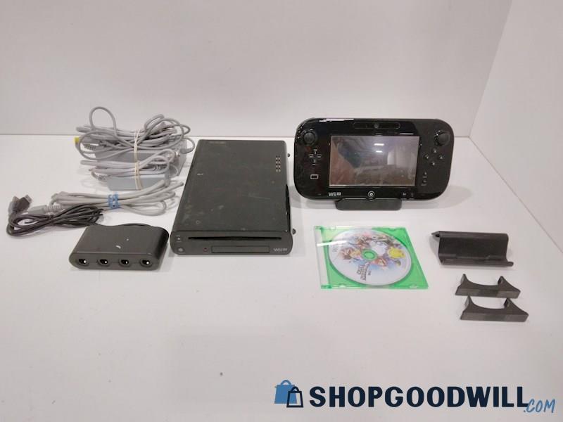 Nintendo Wii-U Gamepad, Console W/Game & Cords