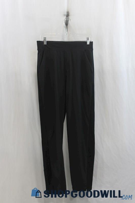 Athleta Womens Black Paperbag Pullon Pants Sz 8T