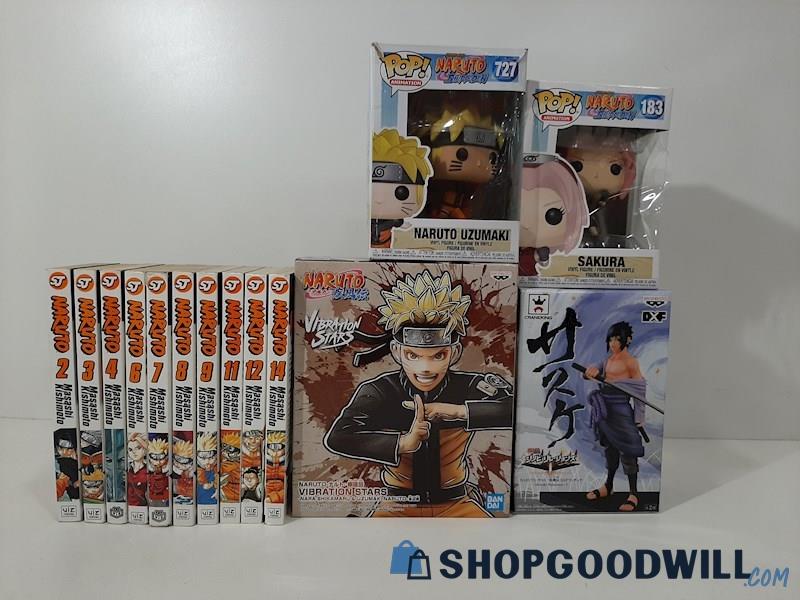 7LBS Funko Pop Bandai + Naruto Vol. 1-4 6-9 11-12 14 Anime Manga Figures