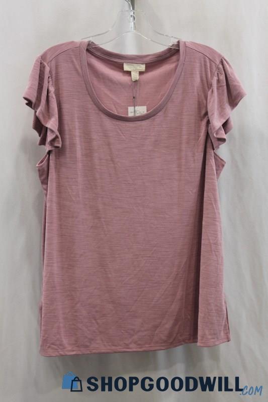 NWT Cupio Women's Heather Pink T-Shirt SZ XL