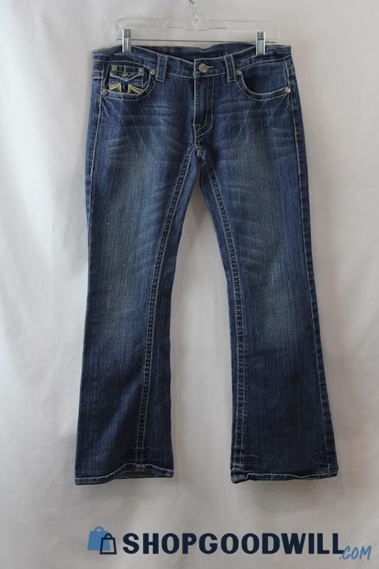 True Religion Women's Blue Bootcut Jeans sz 30