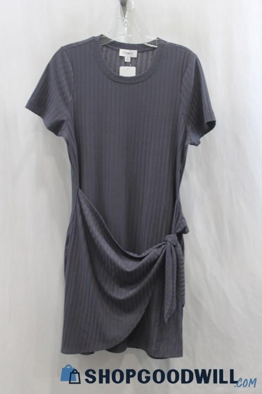 NWT Evereve Women's Dusty Navy T-Shirt Dress SZ M