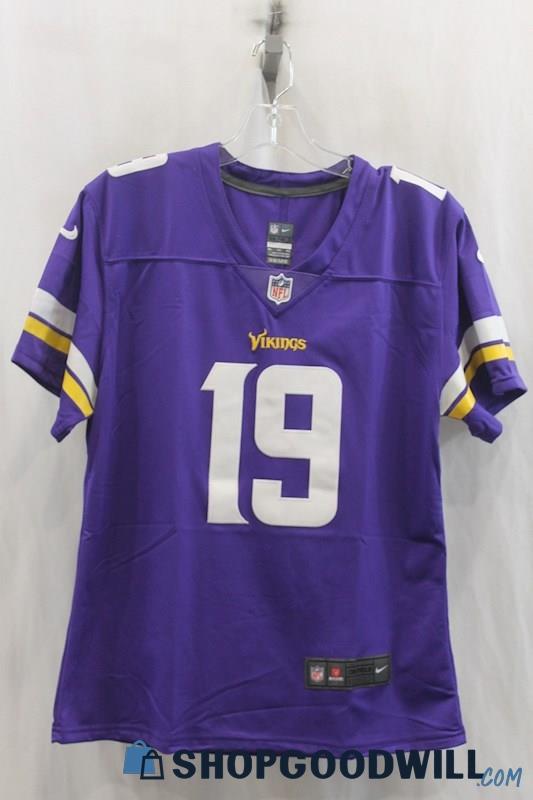 NFL MN Vikings #19 THIELEN Womens Purple Jersey Sz 2XL
