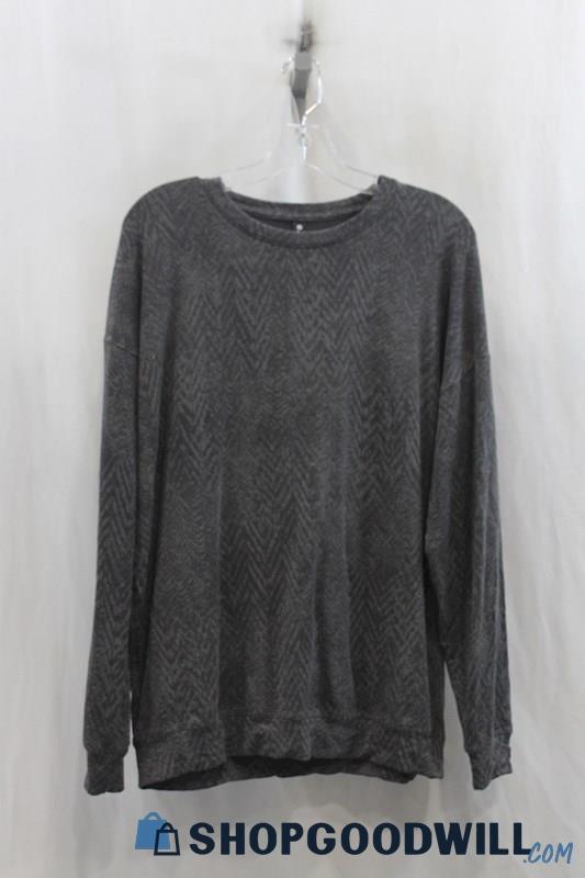 Athleta Womens Charcoal Gray Sweatshirt Sz M