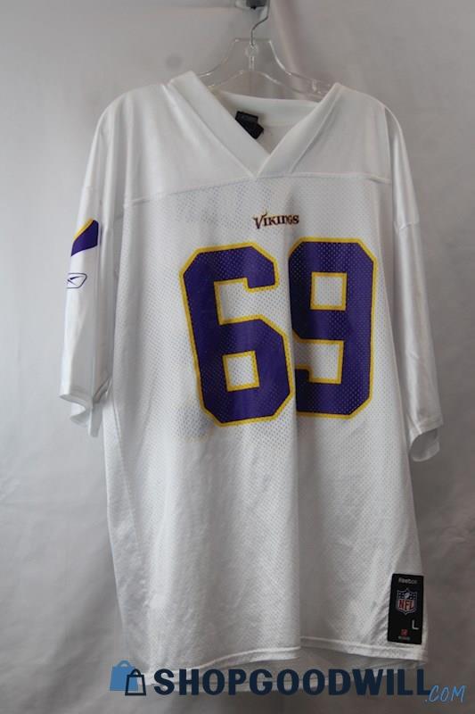 NFL Men's White Vikings #69 Jerald Allen Jersey Sz L